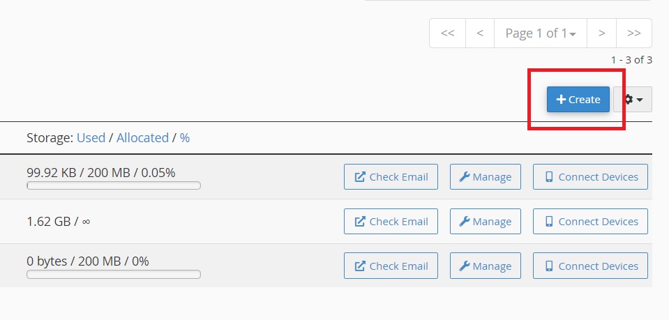 Create new email